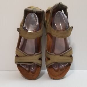 NAOT Multi Flow Comfort Leather Sandals Women Sz 42 US 11 Strappy Walking Travel